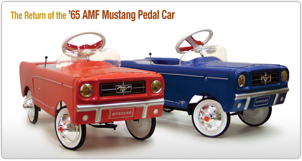 65 mustang pedal car
